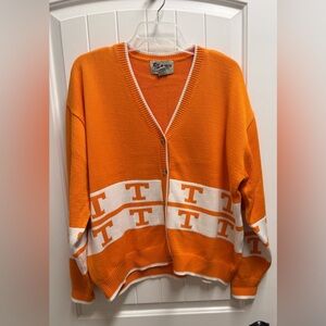 VTG Tennessee Volunteers cardigan Joe College Sports collegiate sweater 2XL Vols